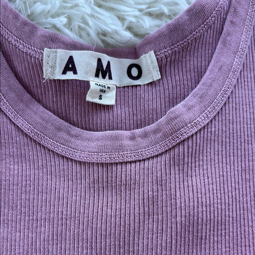 Pink Ribbed Tank Top - Picture 2 of 5